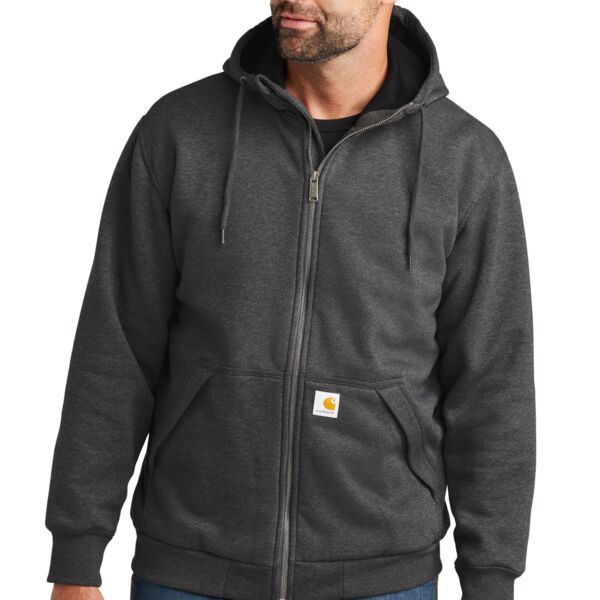 Midweight Thermal Lined Full Zip Sweatshirt Thumbnail