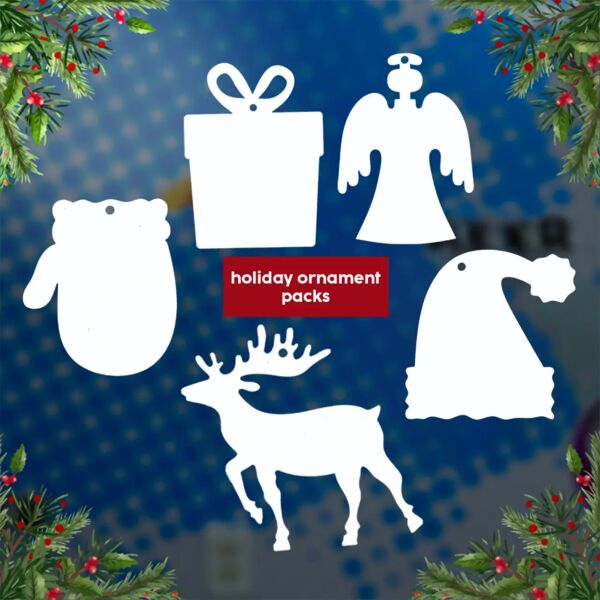 Sublimation Hardboard Christmas Ornaments – Ready to Press Thumbnail