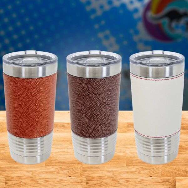 Polar Camel™ 20 oz. Leatherette Sport Tumblers Thumbnail
