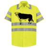 Men's High Visibility Safety Short Sleeve Work Shirt Thumbnail