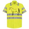 Men's High Visibility Safety Short Sleeve Work Shirt Thumbnail