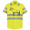 Men's High Visibility Safety Short Sleeve Work Shirt Thumbnail