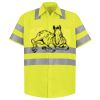Men's High Visibility Safety Short Sleeve Work Shirt Thumbnail
