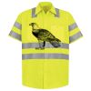 Men's High Visibility Safety Short Sleeve Work Shirt Thumbnail