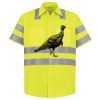 Men's High Visibility Safety Short Sleeve Work Shirt Thumbnail