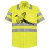 Men's High Visibility Safety Short Sleeve Work Shirt Thumbnail