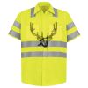 Men's High Visibility Safety Short Sleeve Work Shirt Thumbnail