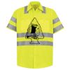 Men's High Visibility Safety Short Sleeve Work Shirt Thumbnail