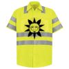 Men's High Visibility Safety Short Sleeve Work Shirt Thumbnail