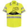 Men's High Visibility Safety Short Sleeve Work Shirt Thumbnail