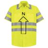 Men's High Visibility Safety Short Sleeve Work Shirt Thumbnail