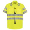 Men's High Visibility Safety Short Sleeve Work Shirt Thumbnail