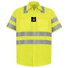 Men's High Visibility Safety Short Sleeve Work Shirt Thumbnail