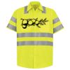 Men's High Visibility Safety Short Sleeve Work Shirt Thumbnail