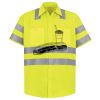 Men's High Visibility Safety Short Sleeve Work Shirt Thumbnail
