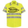 Men's High Visibility Safety Short Sleeve Work Shirt Thumbnail