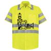 Men's High Visibility Safety Short Sleeve Work Shirt Thumbnail