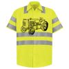 Men's High Visibility Safety Short Sleeve Work Shirt Thumbnail
