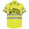 Men's High Visibility Safety Short Sleeve Work Shirt Thumbnail