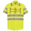 Men's High Visibility Safety Short Sleeve Work Shirt Thumbnail