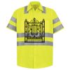 Men's High Visibility Safety Short Sleeve Work Shirt Thumbnail