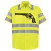 Men's High Visibility Safety Short Sleeve Work Shirt Thumbnail