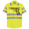Men's High Visibility Safety Short Sleeve Work Shirt Thumbnail