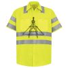 Men's High Visibility Safety Short Sleeve Work Shirt Thumbnail