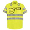 Men's High Visibility Safety Short Sleeve Work Shirt Thumbnail