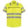 Men's High Visibility Safety Short Sleeve Work Shirt Thumbnail