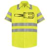 Men's High Visibility Safety Short Sleeve Work Shirt Thumbnail