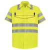 Men's High Visibility Safety Short Sleeve Work Shirt Thumbnail