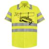 Men's High Visibility Safety Short Sleeve Work Shirt Thumbnail