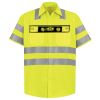 Men's High Visibility Safety Short Sleeve Work Shirt Thumbnail