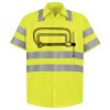 Men's High Visibility Safety Short Sleeve Work Shirt Thumbnail
