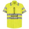 Men's High Visibility Safety Short Sleeve Work Shirt Thumbnail