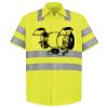 Men's High Visibility Safety Short Sleeve Work Shirt Thumbnail