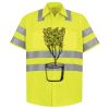 Men's High Visibility Safety Short Sleeve Work Shirt Thumbnail