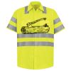 Men's High Visibility Safety Short Sleeve Work Shirt Thumbnail