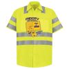 Men's High Visibility Safety Short Sleeve Work Shirt Thumbnail