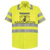 Men's High Visibility Safety Short Sleeve Work Shirt Thumbnail
