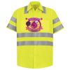 Men's High Visibility Safety Short Sleeve Work Shirt Thumbnail