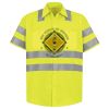 Men's High Visibility Safety Short Sleeve Work Shirt Thumbnail