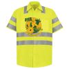 Men's High Visibility Safety Short Sleeve Work Shirt Thumbnail