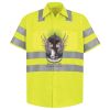 Men's High Visibility Safety Short Sleeve Work Shirt Thumbnail