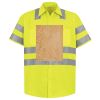 Men's High Visibility Safety Short Sleeve Work Shirt Thumbnail
