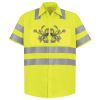 Men's High Visibility Safety Short Sleeve Work Shirt Thumbnail