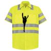 Men's High Visibility Safety Short Sleeve Work Shirt Thumbnail