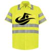 Men's High Visibility Safety Short Sleeve Work Shirt Thumbnail