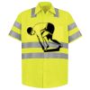 Men's High Visibility Safety Short Sleeve Work Shirt Thumbnail